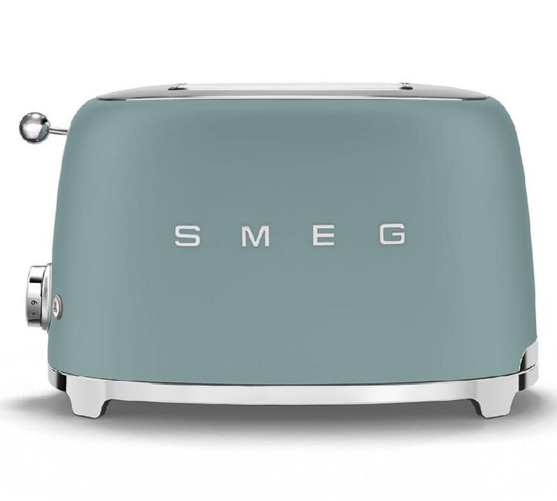 Grille-pain SMEG Vert &eacute;meraude mat TSF01EGMEU 2 tranches image number 0