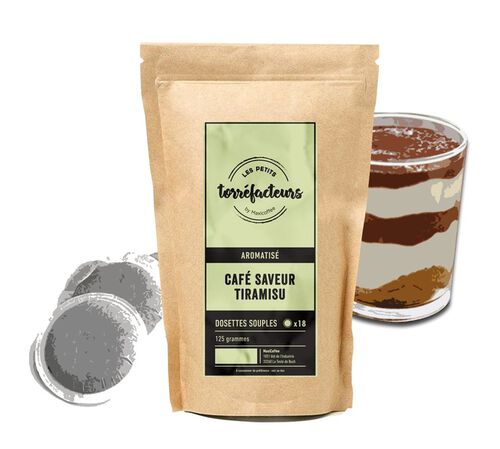 Flavoured Senseo Pods Tiramisu Les Petits Torr&eacute;facteurs x 18
