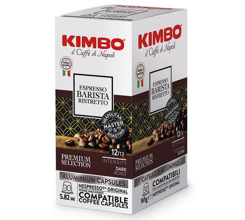 30 Nespresso* Original Compatible Capsules Espresso Barista Ristretto &ndash; KIMBO