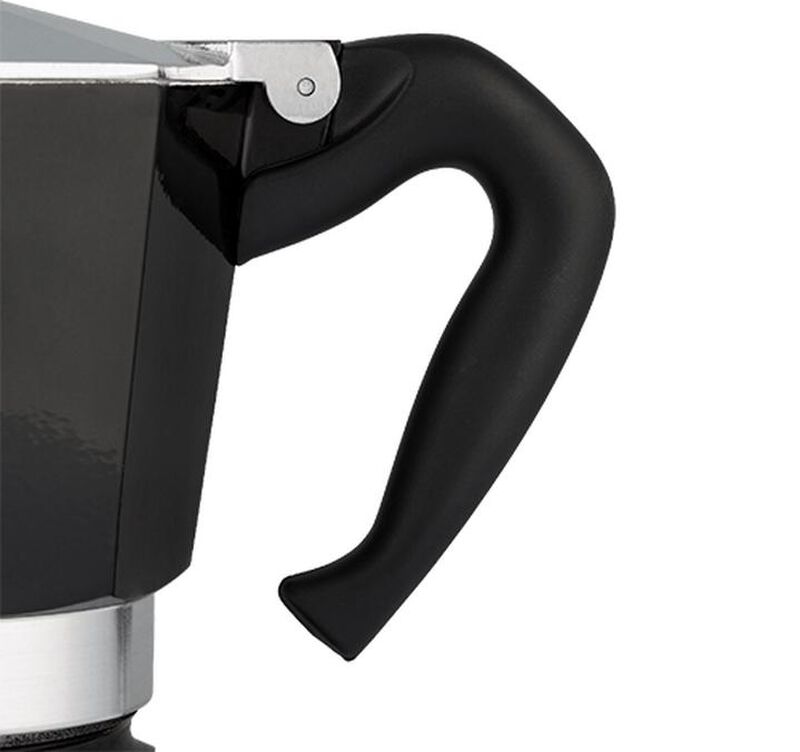 Bialetti moka pot Moka Express in black - 3 cups image number 4
