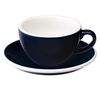 6 Tasses Cappuccino et sous-tasses Egg 20 cl Denim - Loveramics image number 1