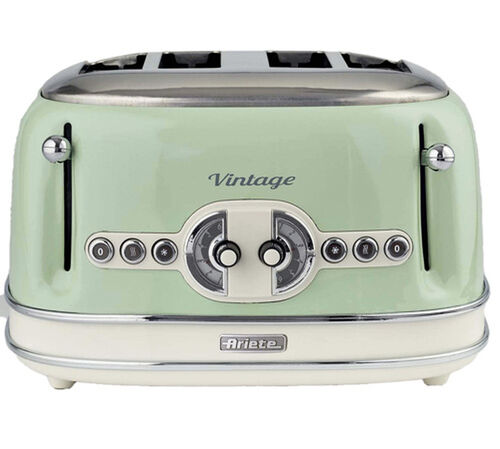 Grille Pain - Vintage 156 4 fentes vert- 00C015604AR0 - ARIETE image number 1