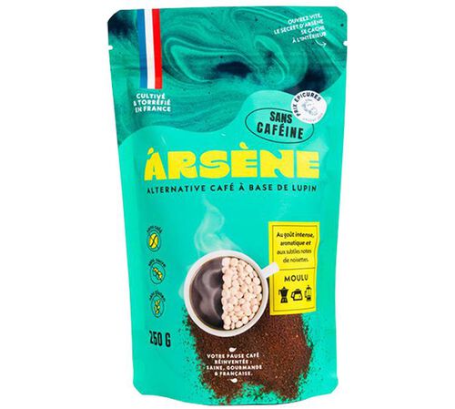 Ars&egrave;ne - Succedaneo di caff&egrave; di lupino senza caffeina - 250gr