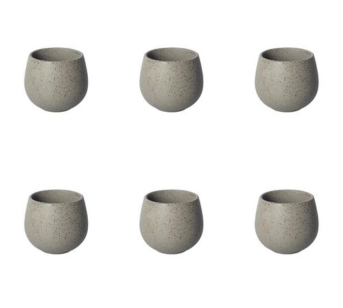 6 tasses Nutty Tasting Cup couleur Granite - 80 ml - Loveramics