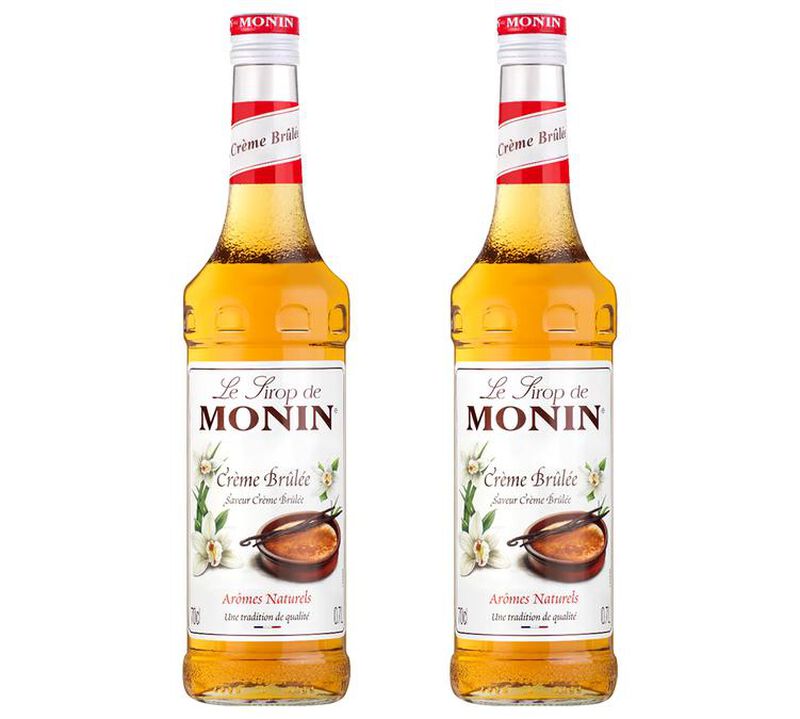 Monin Sirup Cr&egrave;me Br&ucirc;l&eacute;e 2 x 0,7 L image number 0