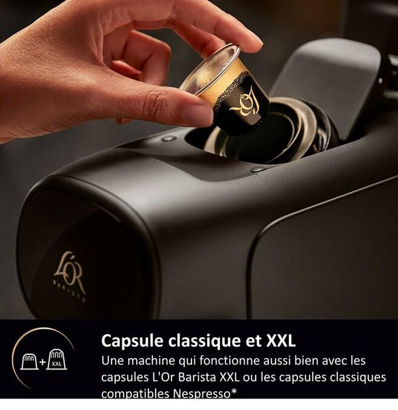 PHILIPS Cafeti&egrave;re &agrave; capsules L'Or Barista Sublime LM9012/60 Piano Noir image number 4