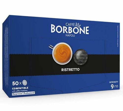 Caff&egrave; Borbone - 50 Nespresso*Pro-kompatible Kapseln &bdquo;Ristretto&ldquo;