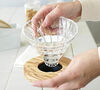 Hario V60 VDG-02 conico chiaro e legno d'ulivo 4 tazze image number 1
