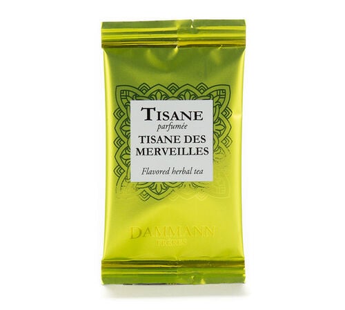 Tisane des Merveilles herbal tea - 24 Cristal&reg; sachets - Dammann Fr&egrave;res image number 3