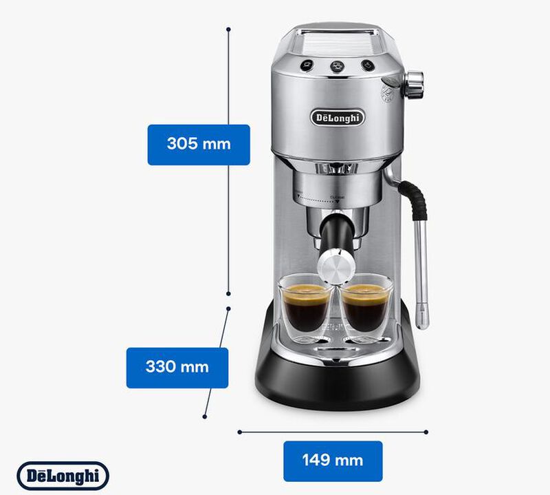 DeLonghi Dedica Arte EC885.M Full Metal + Pack Barista image number 9