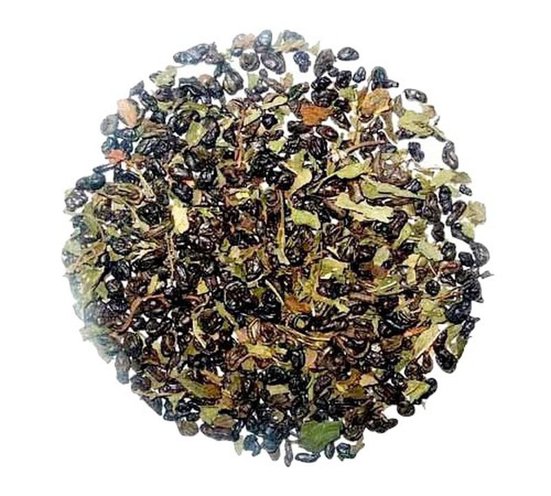 Luxury Mint Green Tea - 120g loose leaf tea in tin - Compagnie Coloniale image number 1
