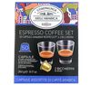 50 capsules compatibles Nespresso* Original + 2 verres espresso - CORSINI image number 5