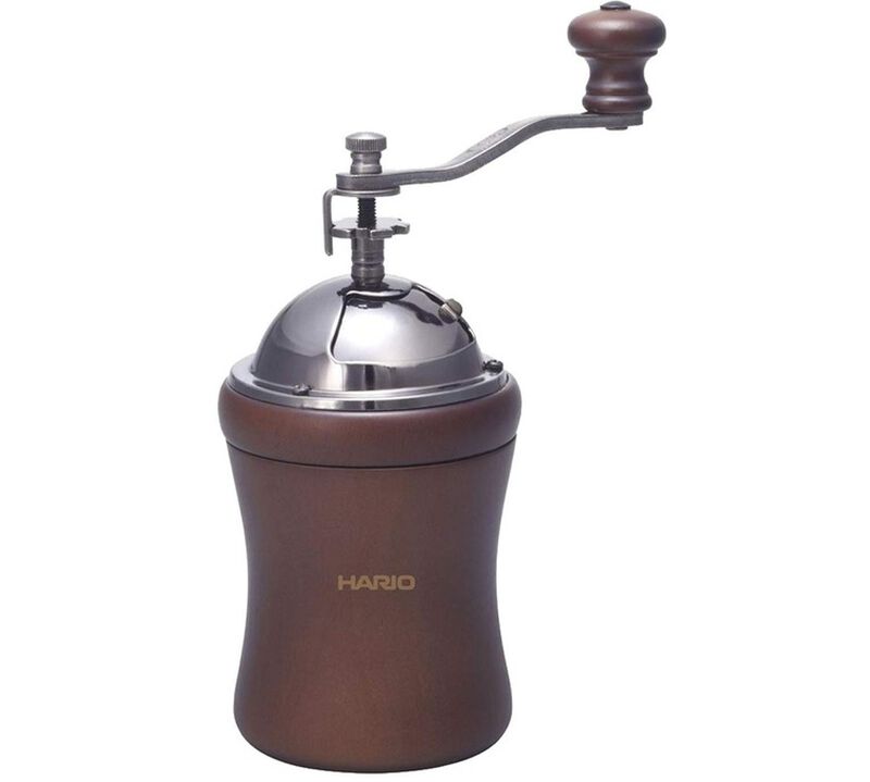 Hario Dome coffee grinder with natural wood image number 0