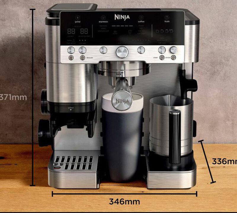 Machine &agrave; caf&eacute; expresso avec broyeur - Ninja Luxe Caf&eacute; Premier Series - Ninja  - Tr&egrave;s bon &eacute;tat image number 3