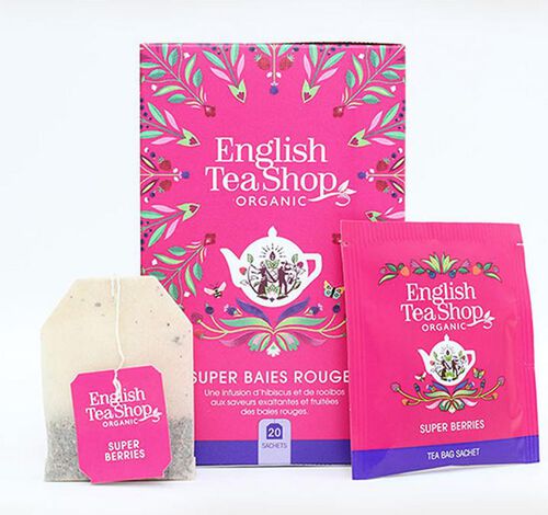 English Tea Shop Organic Super Berries Infusion - 20 tea bags image number 1