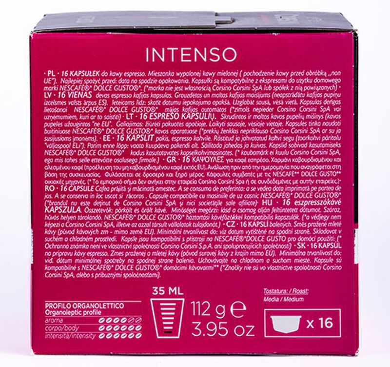 16 Nescaf&eacute;* Dolce Gusto* Compatible Pods Gran Riserva Intenso &ndash; CORSINI image number 3