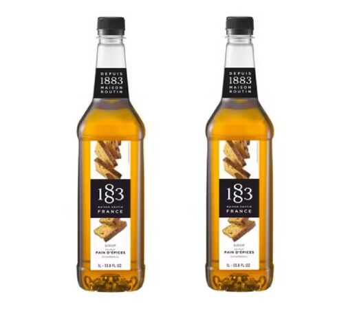 Sirop 1883 Routin Pain d'&eacute;pices - Bouteille Plastique - 2 x 1 L