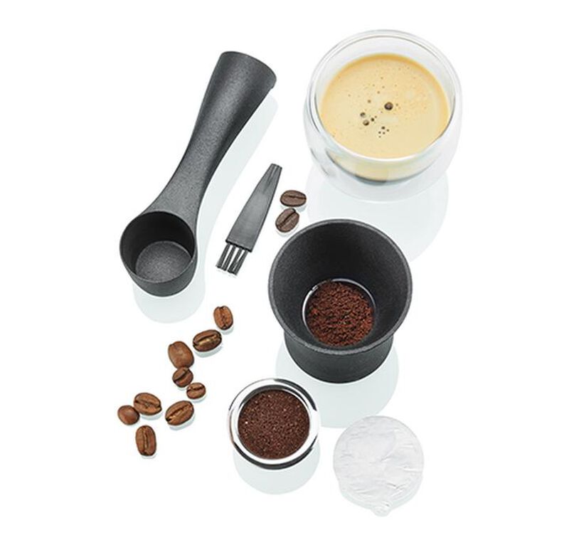Nespresso* Original Compatible Capsules Kit + Coffee Grounds Bin &ndash; GEFU image number 4