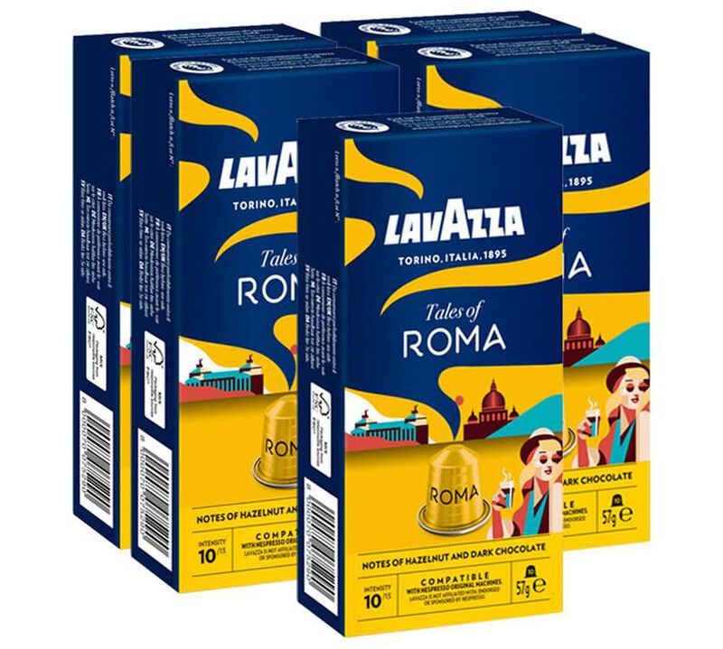 50 capsules compatibles Nespresso* Original Tales Of Roma - LAVAZZA image number 0