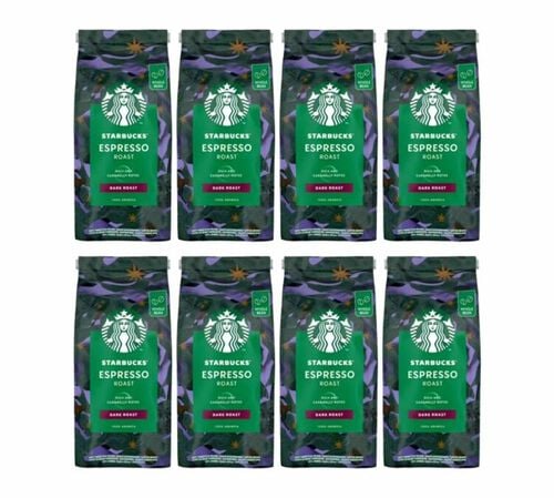 Starbucks Coffee Beans Espresso Roast - 8 x 450g
