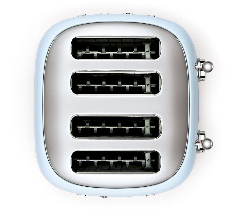 Toaster 4 tranches Ann&eacute;es 50 Bleu Azur - SMEG - Parfait &eacute;tat image number 5
