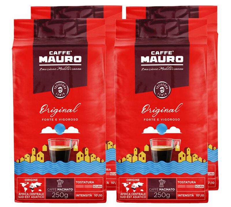4 x 250 g - Caf&eacute; moulu - Original - CAFF&Egrave; MAURO image number 0