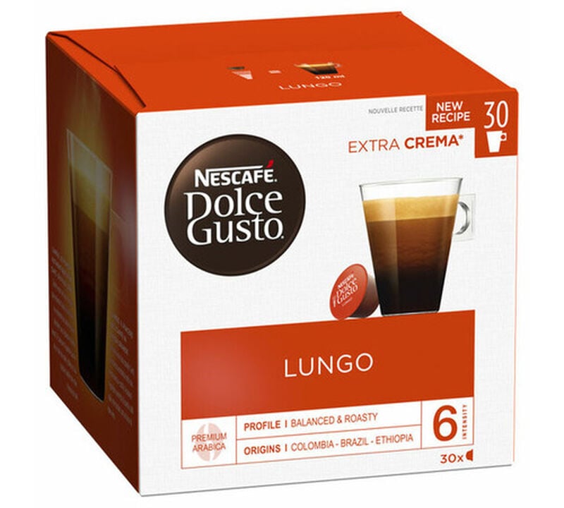180 - Capsules compatible Nescaf&eacute;* Dolce Gusto - Lungo - NESCAF&Eacute;* DOLCE GUSTO image number 1