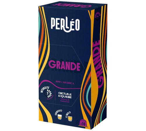 10 capsule compatibili Nespresso* Original Grande - Perl&eacute;o