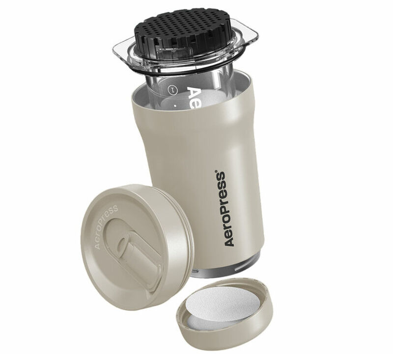 Aeropress Go Plus Portable Coffee Maker - Cream image number 1
