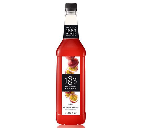 Sirop - Fruits de la passion rouge - 1 L - 1883 MAISON ROUTIN