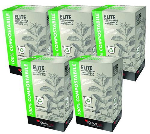 50 capsule compatibili Nespresso* Original Elite &ndash; Cosmai Caff&egrave;