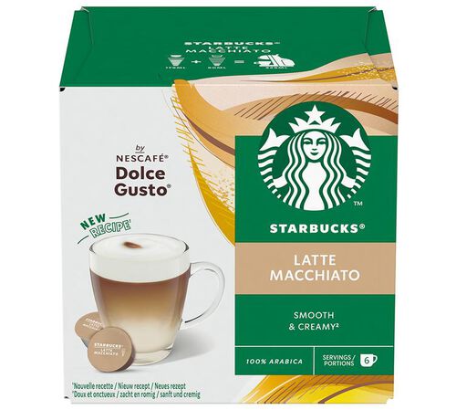 12 capsule compatibili Nescafe* Dolce Gusto* Latte Macchiato &ndash; Starbucks