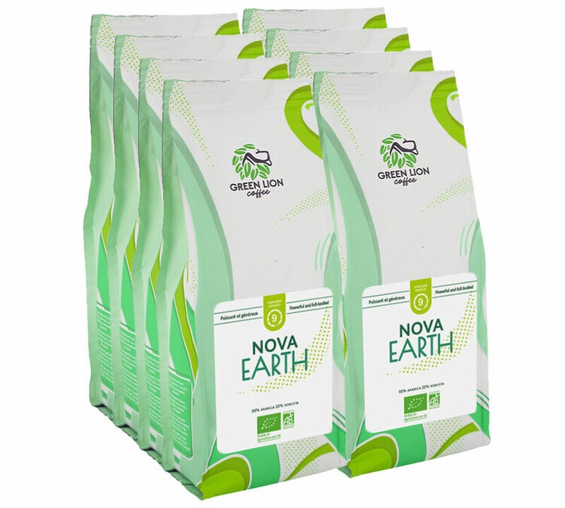 8kg Caf&eacute; en grain Nova Earth (anciennement Terre d'Avenir) - Green Lion Coffee image number 0