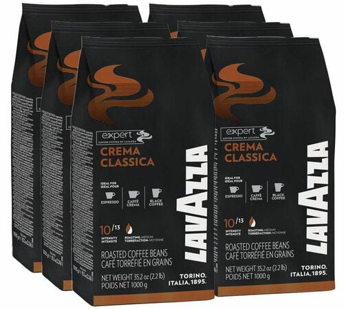 6 kg caf&eacute; en grain Crema Classica - Lavazza