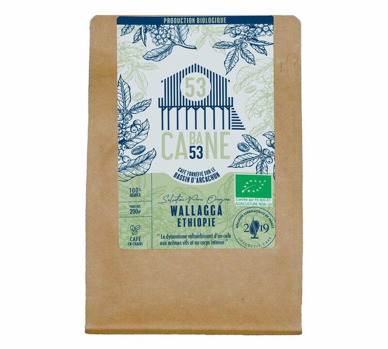 200 g - Caf&eacute; en grain - Wallaga Bio - CABANE 53 image number 0