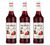 3 x Sirop Monin - Fraise - 1 l image