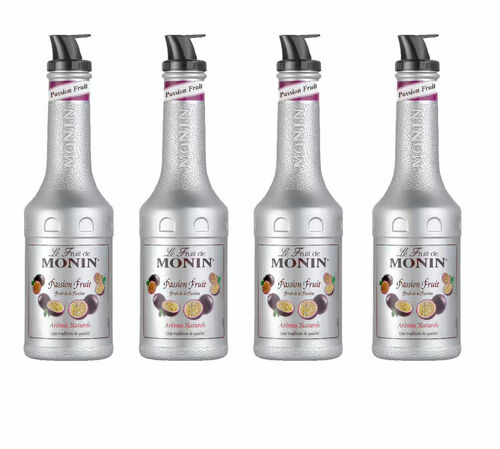 Pur&eacute;e de Fruit de Monin - Fruit de la Passion - 1L x 4
