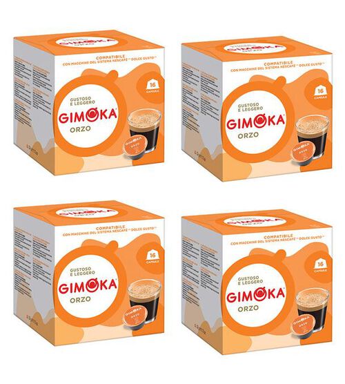64 capsule compatibili Nescafe* Dolce Gusto* Orzo &ndash; Gimoka
