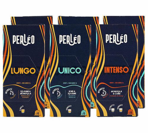 Discovery Pack 60 Nespresso* Original Compatible Capsules &ndash; PERLEO