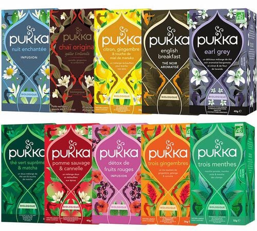 Pack d&eacute;couverte Bio - 200 sachets - PUKKA