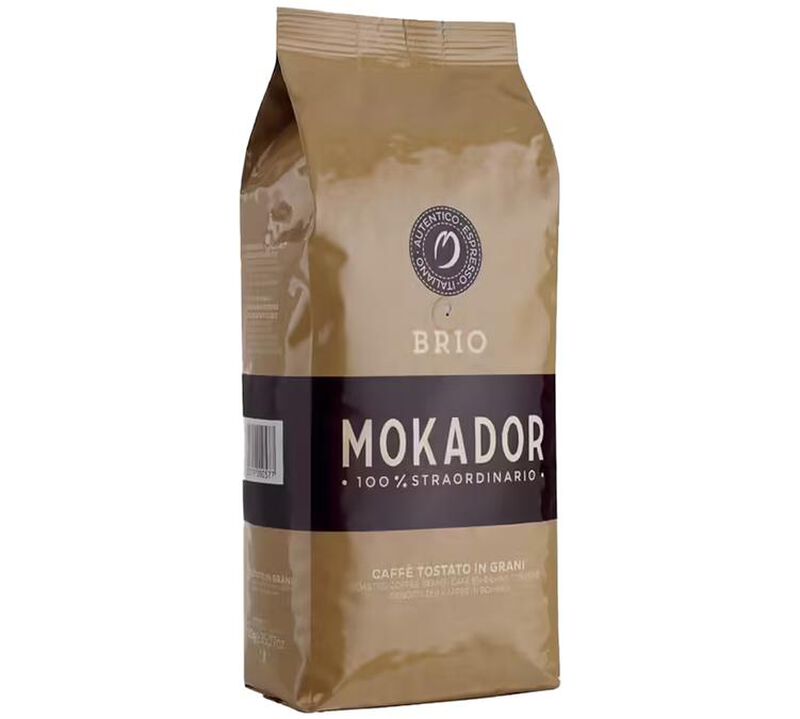 2 x 1 kg - Caf&eacute; en grain - Brio Arabica/Robusta - MOKADOR CASTELLARI image number 1