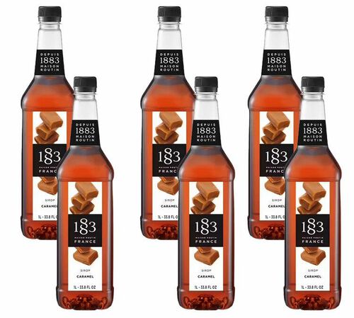 6x1L Sirop Monin Caramel Sal&eacute; - Bouteille plastique