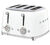 Toaster TSF03WHEU 4 tranches Blanc - SMEG image