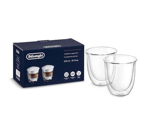 Verres pour cappuccino 27 cl x2 - DELONGHI