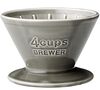 Grey Kinto Dripper SCS-04-BR 4 cups image number 0