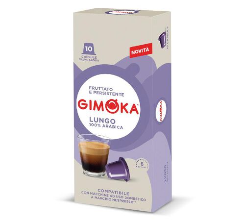 10 Nespresso* Original Compatible Capsules Lungo &ndash; GIMOKA