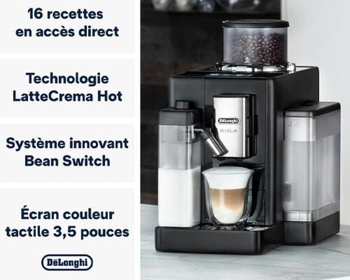 Machine &agrave; caf&eacute; auto - RIVELIA + lait - DELONGHI - Bon &eacute;tat image number 5