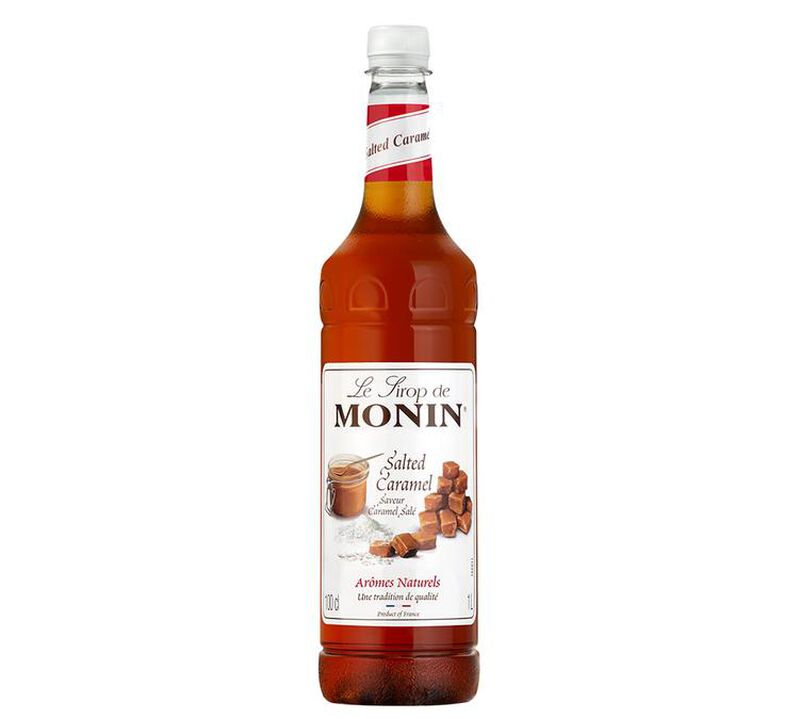 Sirop Monin Caramel Sal&eacute; - Bouteille plastique - 1L image number 0