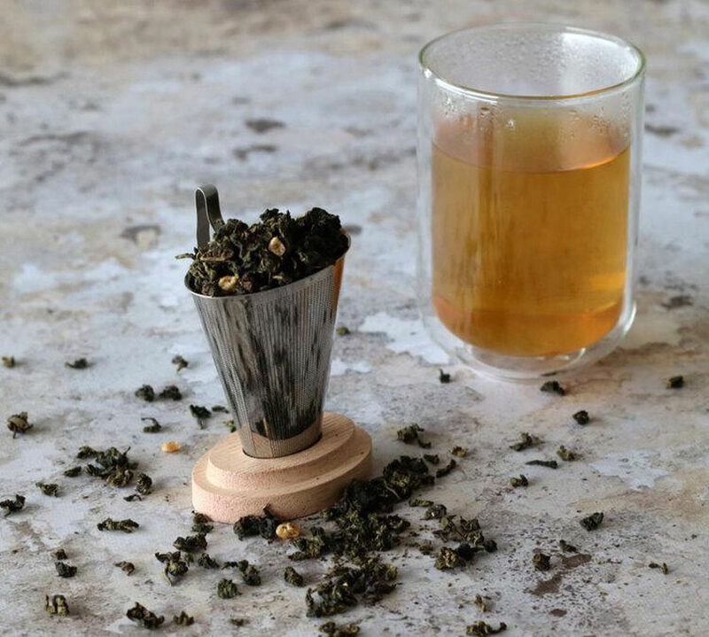 Infuseur &agrave; th&eacute; OGO Living Sven inox et couvercle bois image number 3