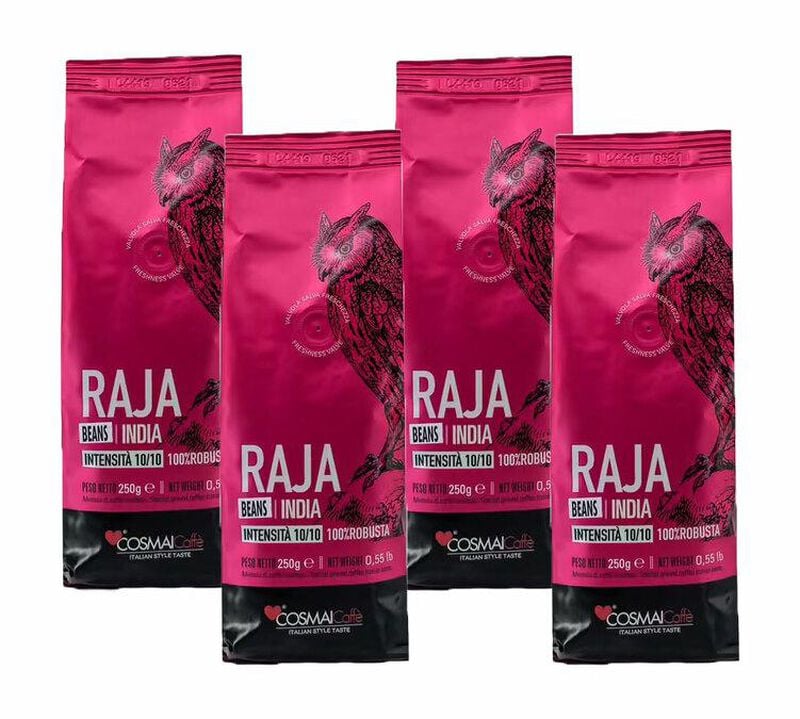 Caff&egrave; Cosmai - Caff&egrave; in grani - India Raja 100% Robusta 1 kg image number 0